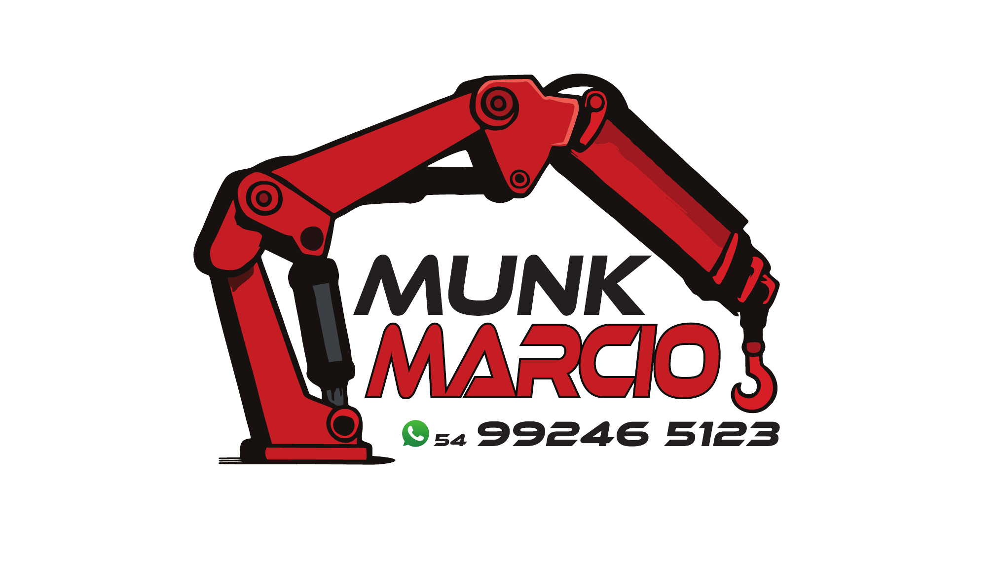 Logotipo Munk Marcio - Locação de Caminhão Munck em Erechim e Região